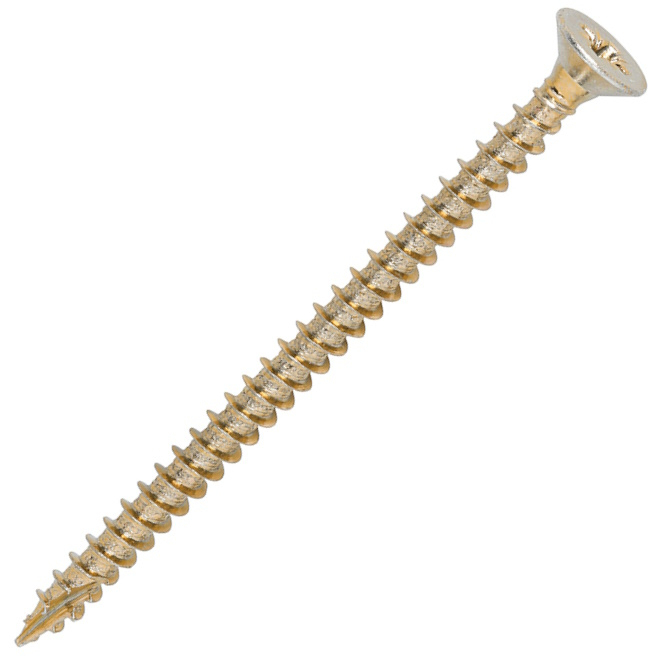 5.0mm x 75mm Classic Screw PZ2 CSK - ZYP (Box of 200) 50075CLAF Timco