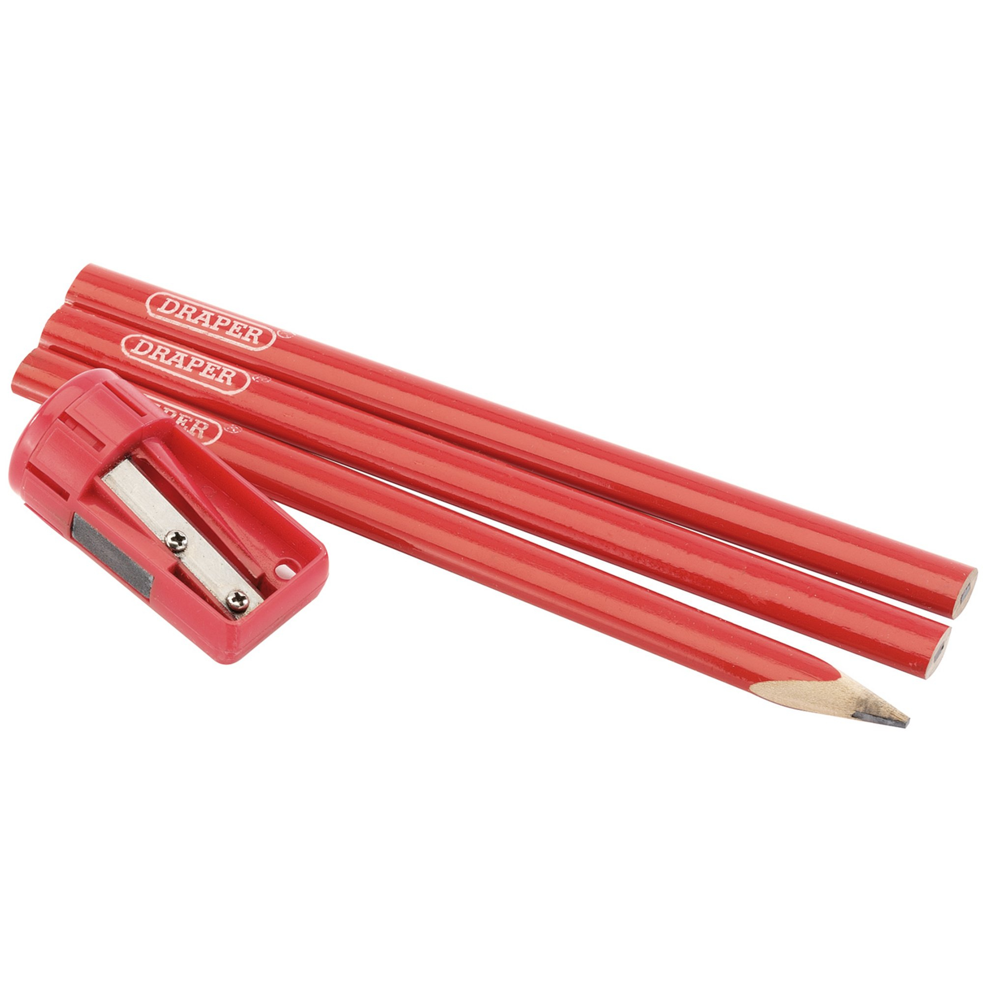 Draper 50990 CPSSET Carpenters Pencil and Sharpener Set