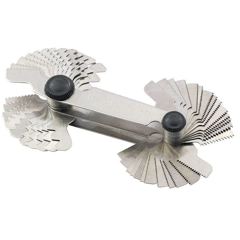 Draper 51072 553B 52 Blade 0.25-6mm and 4-62 BSW Screwpitch Gauge Set