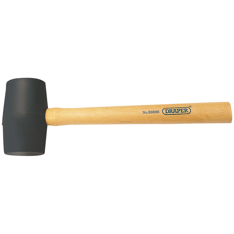 Draper 51095 RM956/2 410g (14.5oz) Hardwood Shaft Rubber Mallet