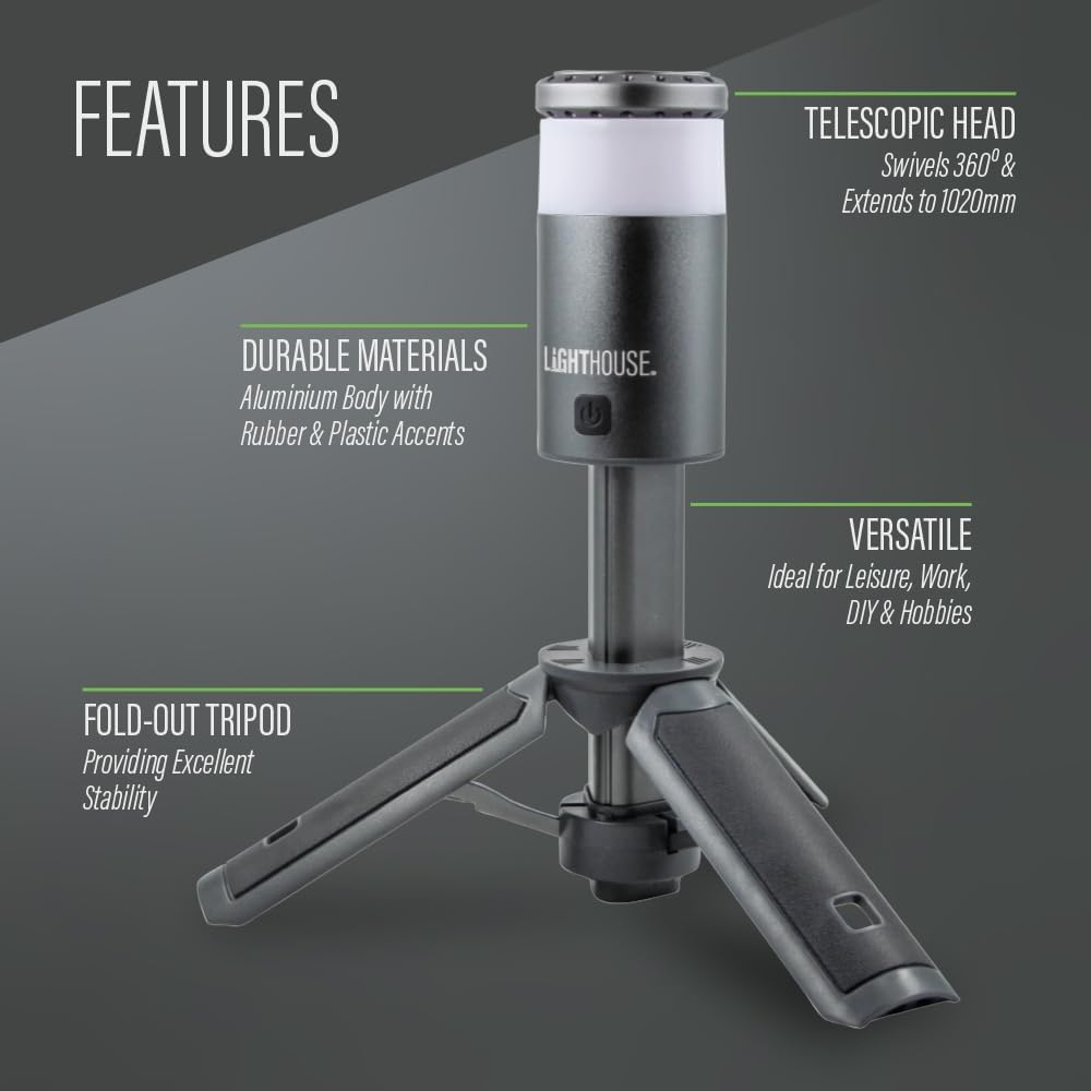 Lighthouse L-HA100MFT Adventure Series Multi-Function Tripod Light
