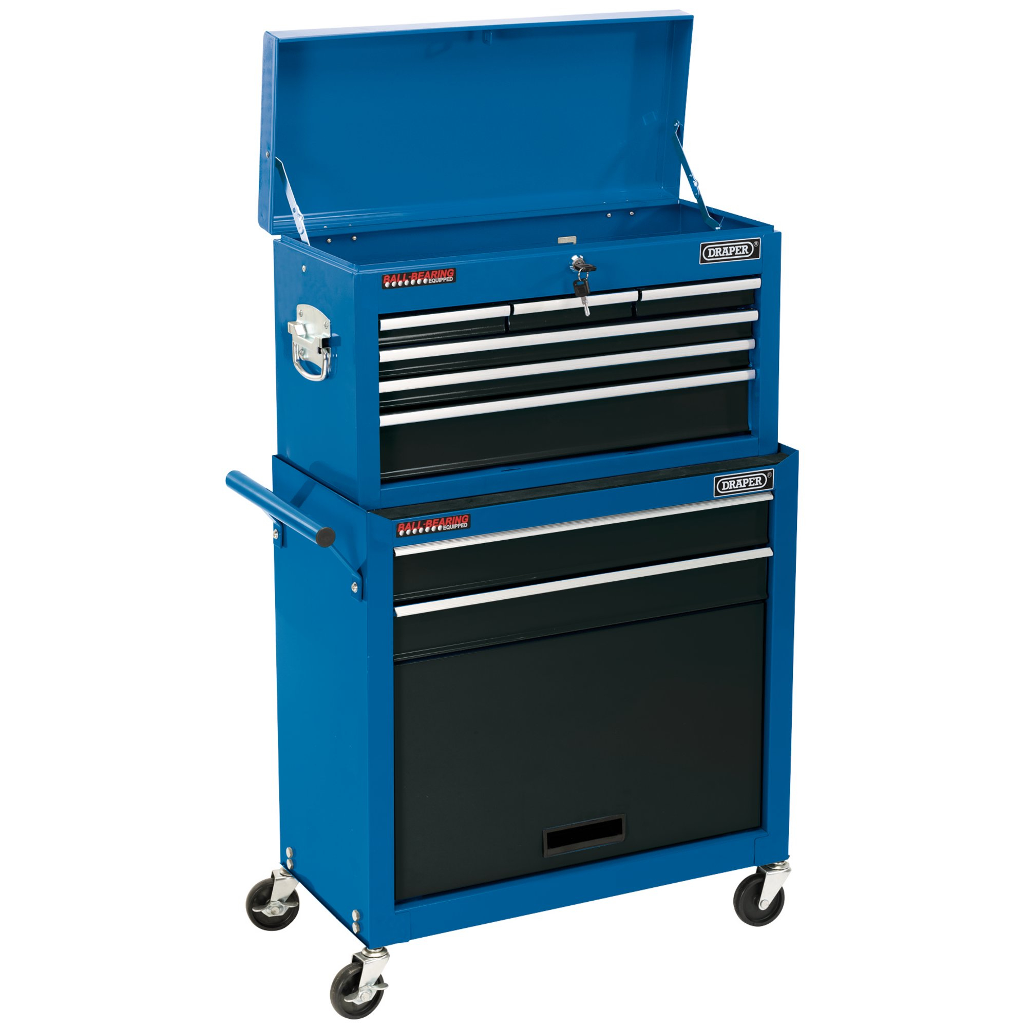 Draper 51177 RCTC8B Two Drawer Roller Cabinet and Five Drawer Chest