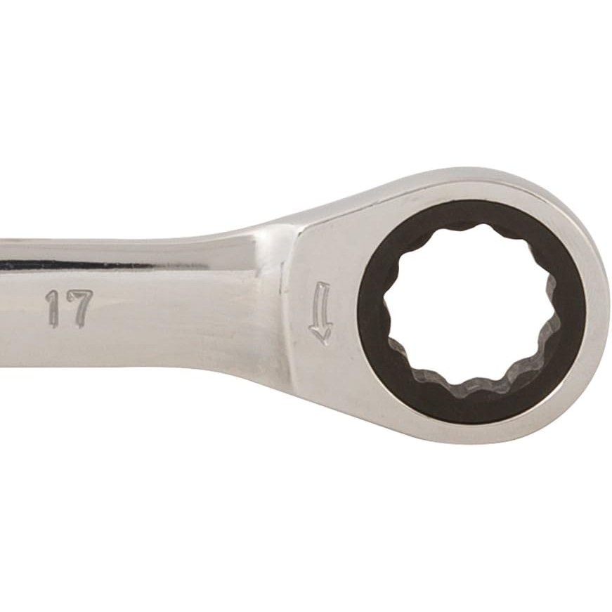 Silverline 783122 Fixed Head Ratchet Spanner 17 mm