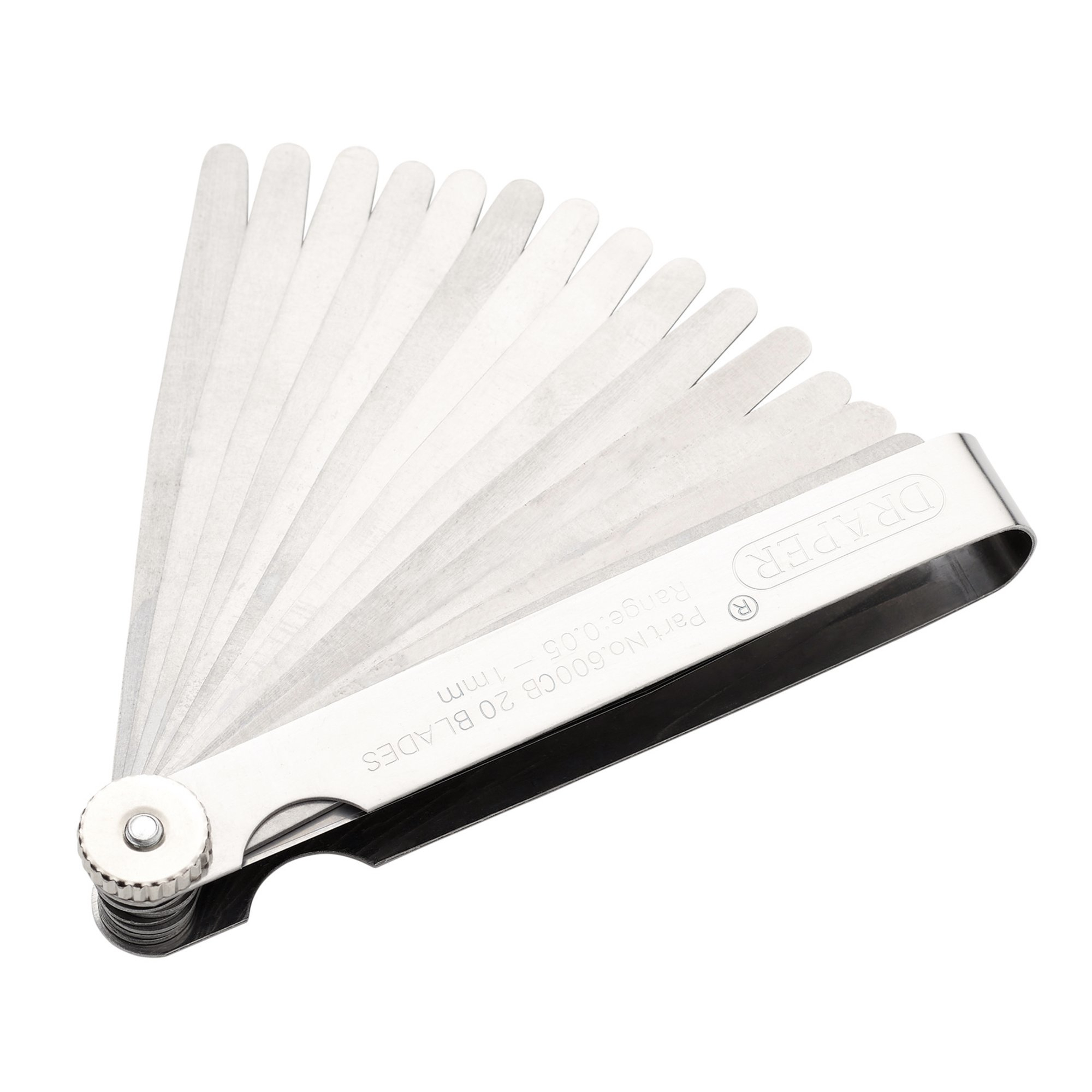 Draper 51701 600CB 20 Blade Metric Feeler Gauge Set