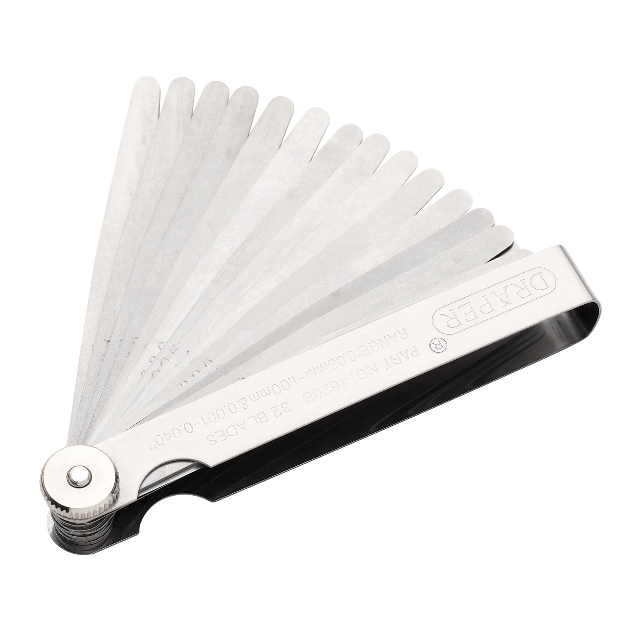 Draper 51720 4620B 32 Blade Combination Feeler Gauge Set
