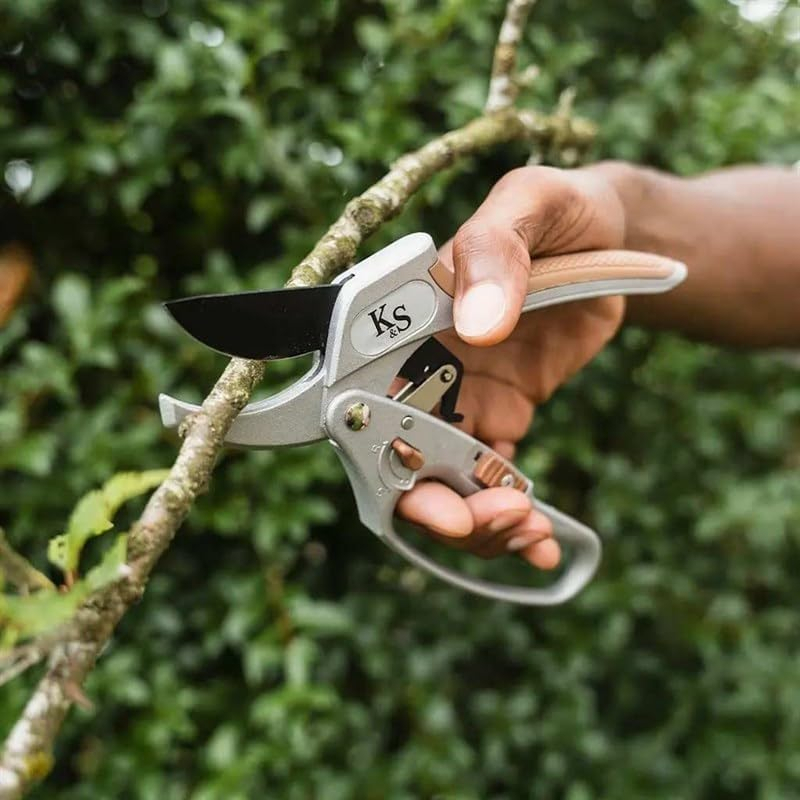 Kent & Stowe 70100606 SureCut Hardwood Anvil Ratchet Secateurs