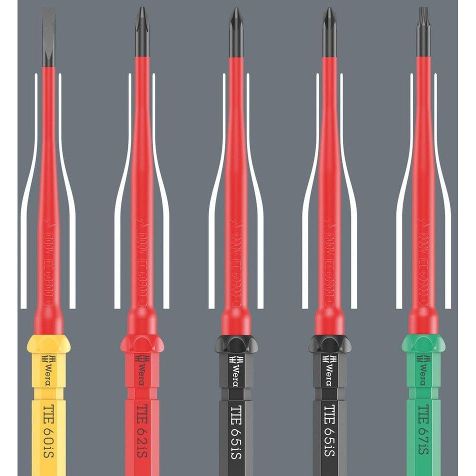 Wera 05006618001 Kraftform Kompakt VDE 17 RA 1, 17 pieces