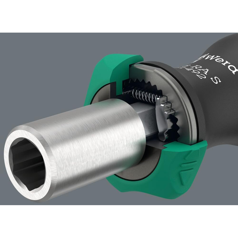 Wera 05051492001 838 RA S Bit-Holding Handle With Ratchet Functionality, 1/4"