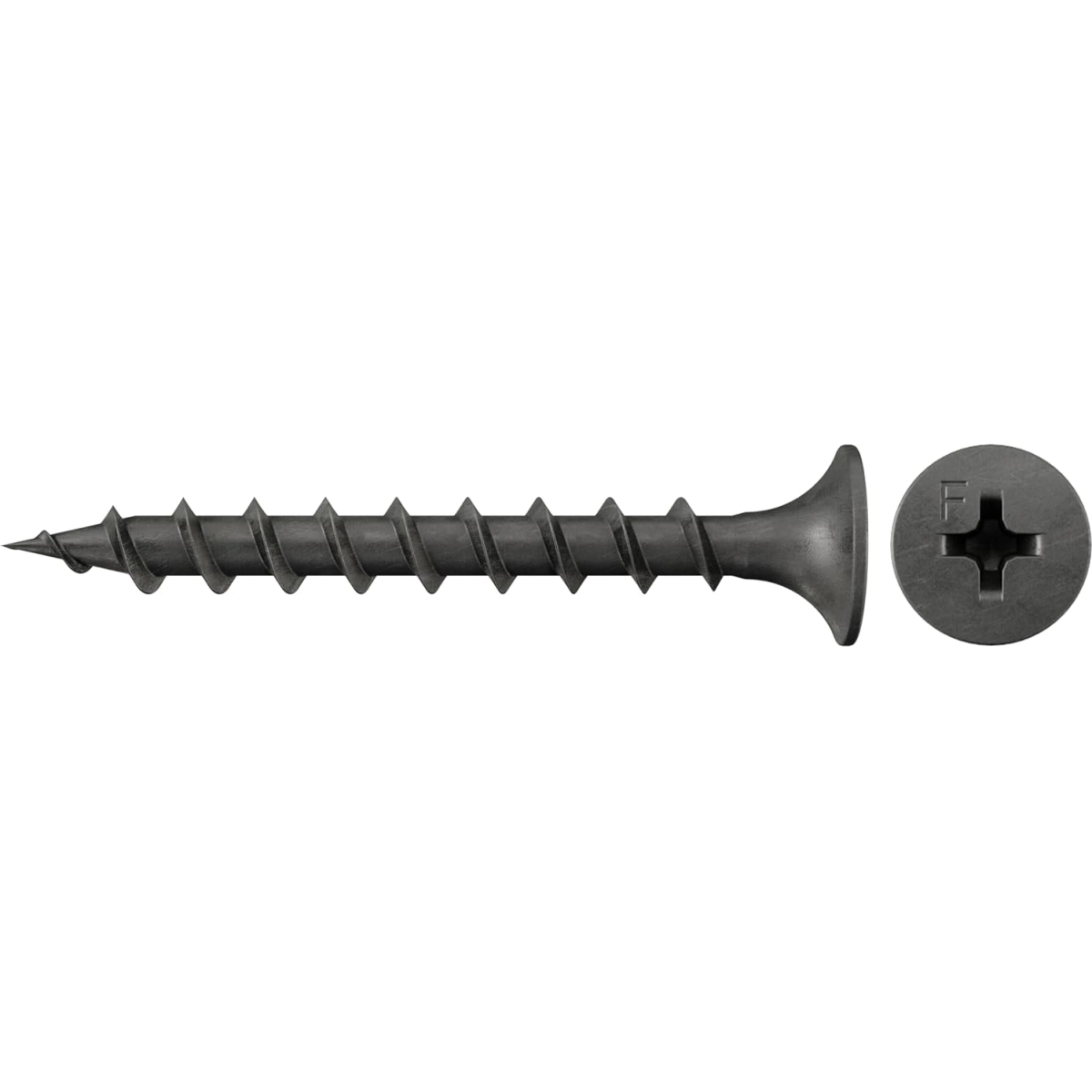 Fischer 40512 Drywall Screw 3.5 x 25 Trumpet Shape Head, GG, Phillips PH, Black Phosphated Pack x 1000
