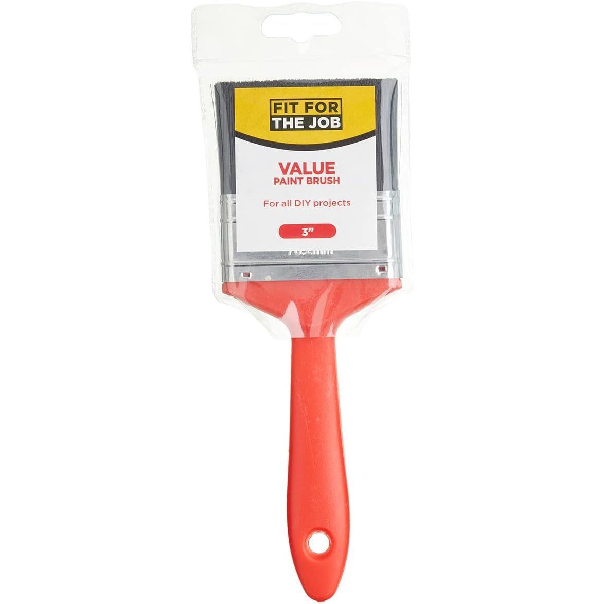 Fit For The Job FBPT017  3'' 75mm Value DIY Paint Brush ( Pack x 12 )