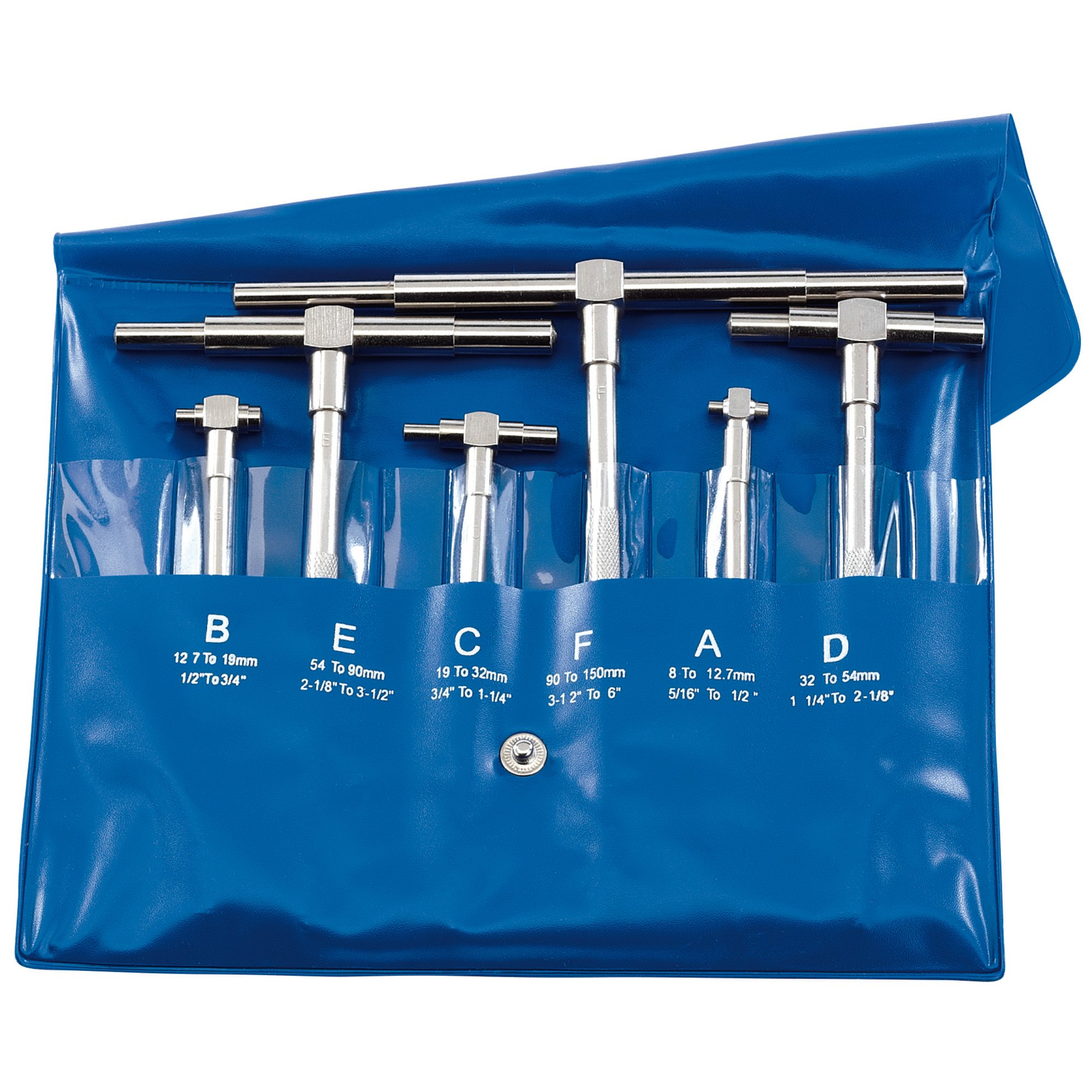 Draper 52416 PTGS Expert 6 Piece Telescopic Gauge Set