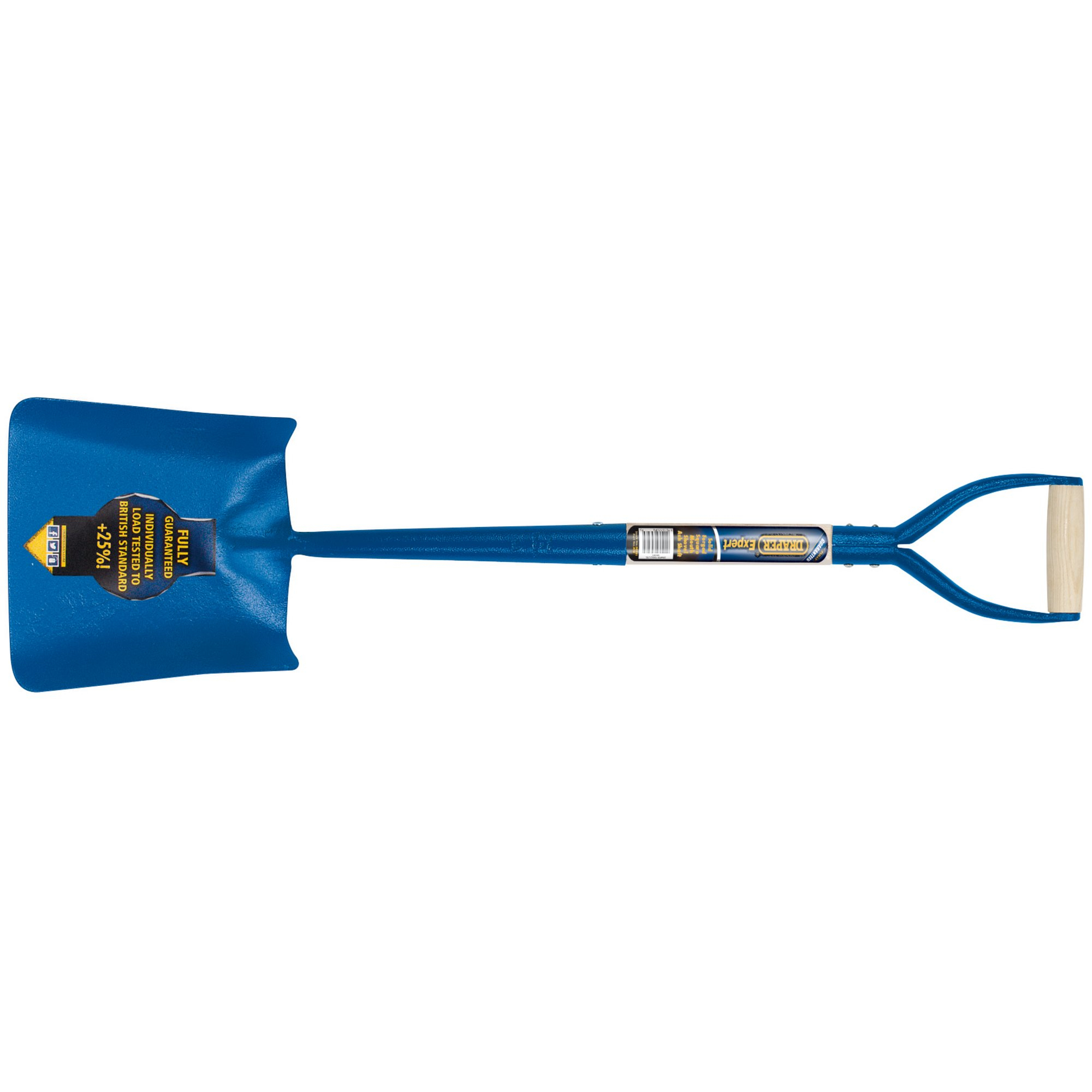 Draper 52956 SMSSS-WH Solid Forged Square Mouth Shovel with Ash Shaft and MYD Handle