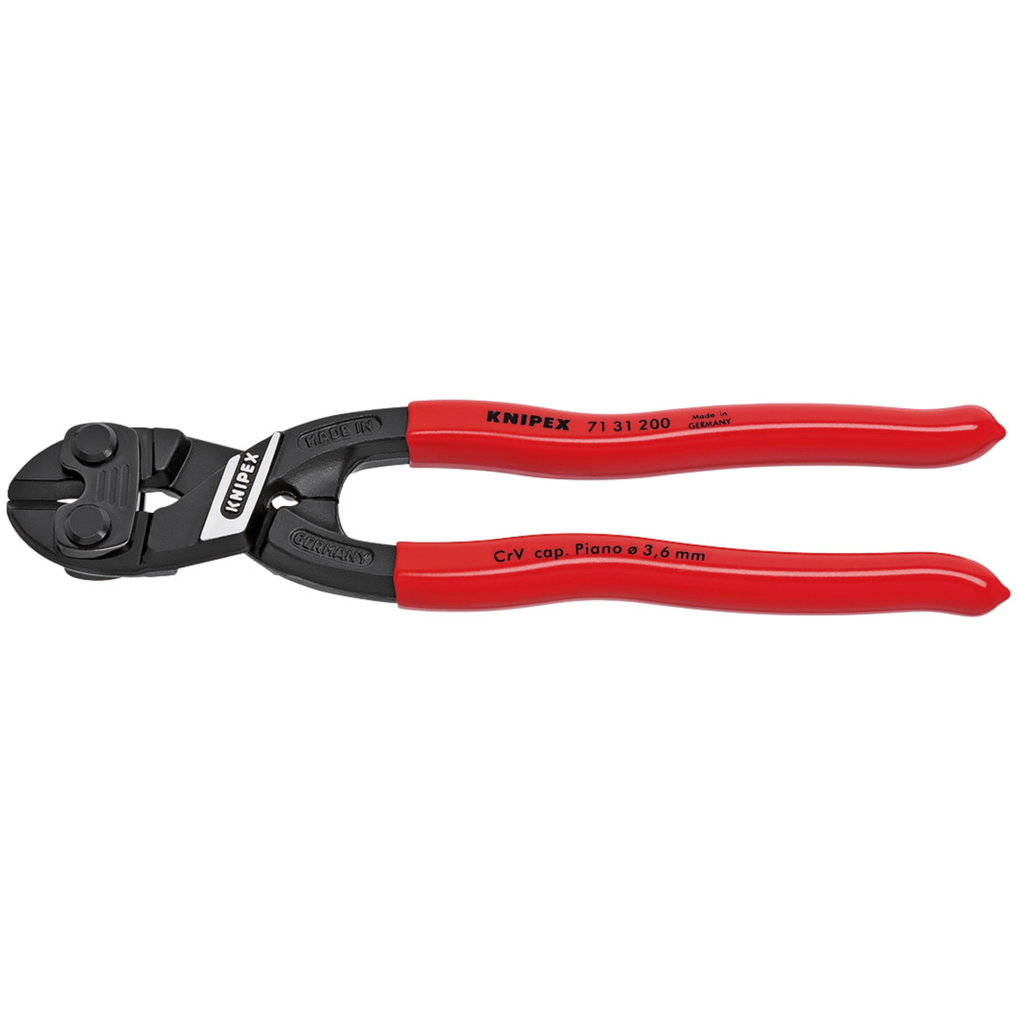 Knipex 71 31 200 200mm Cobolt&#174; Compact Bolt Cutter with 3.6mm Piano Wire Cutter 53052
