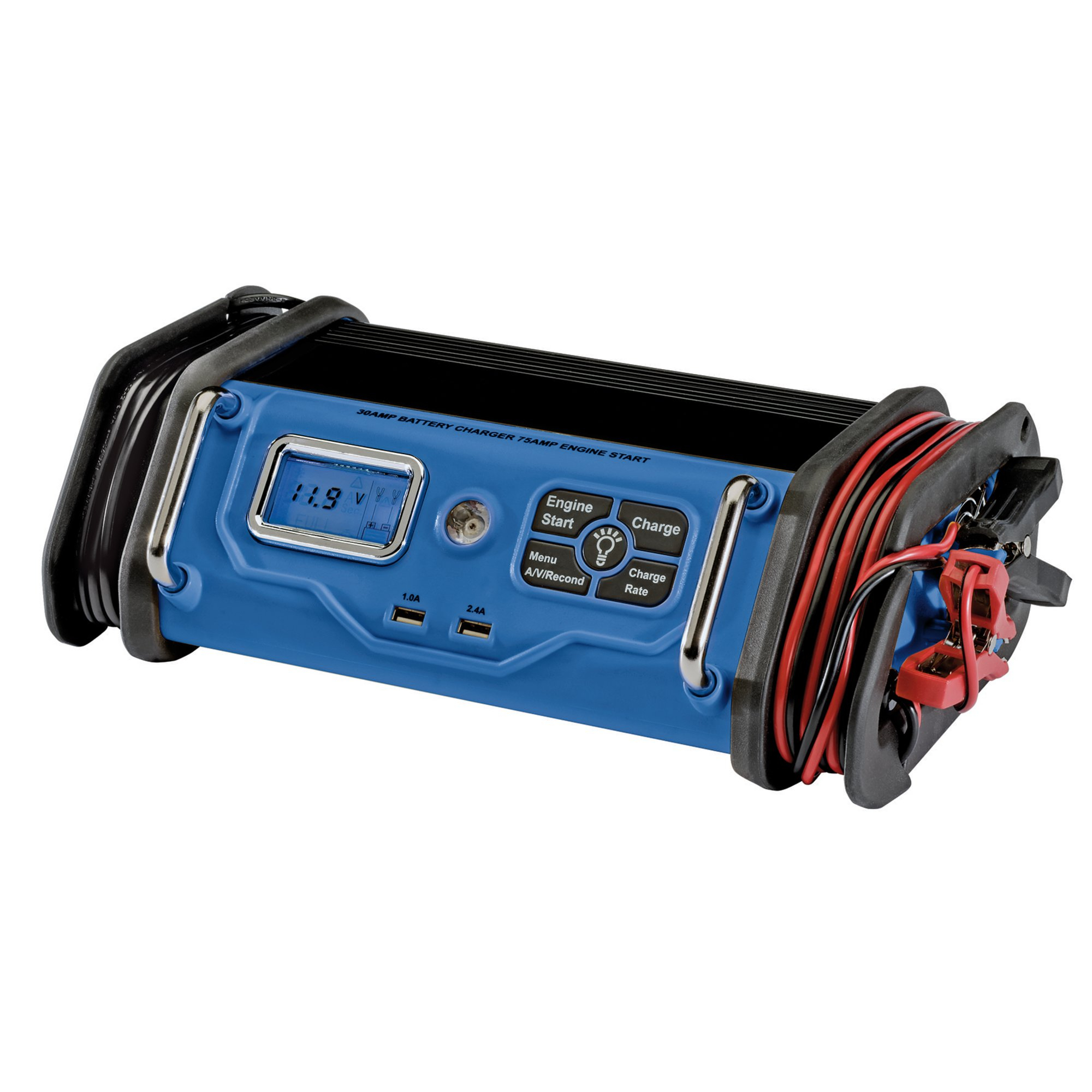 Draper 53171 BCMCS70 12 V Battery Starter/Charger, 30 A
