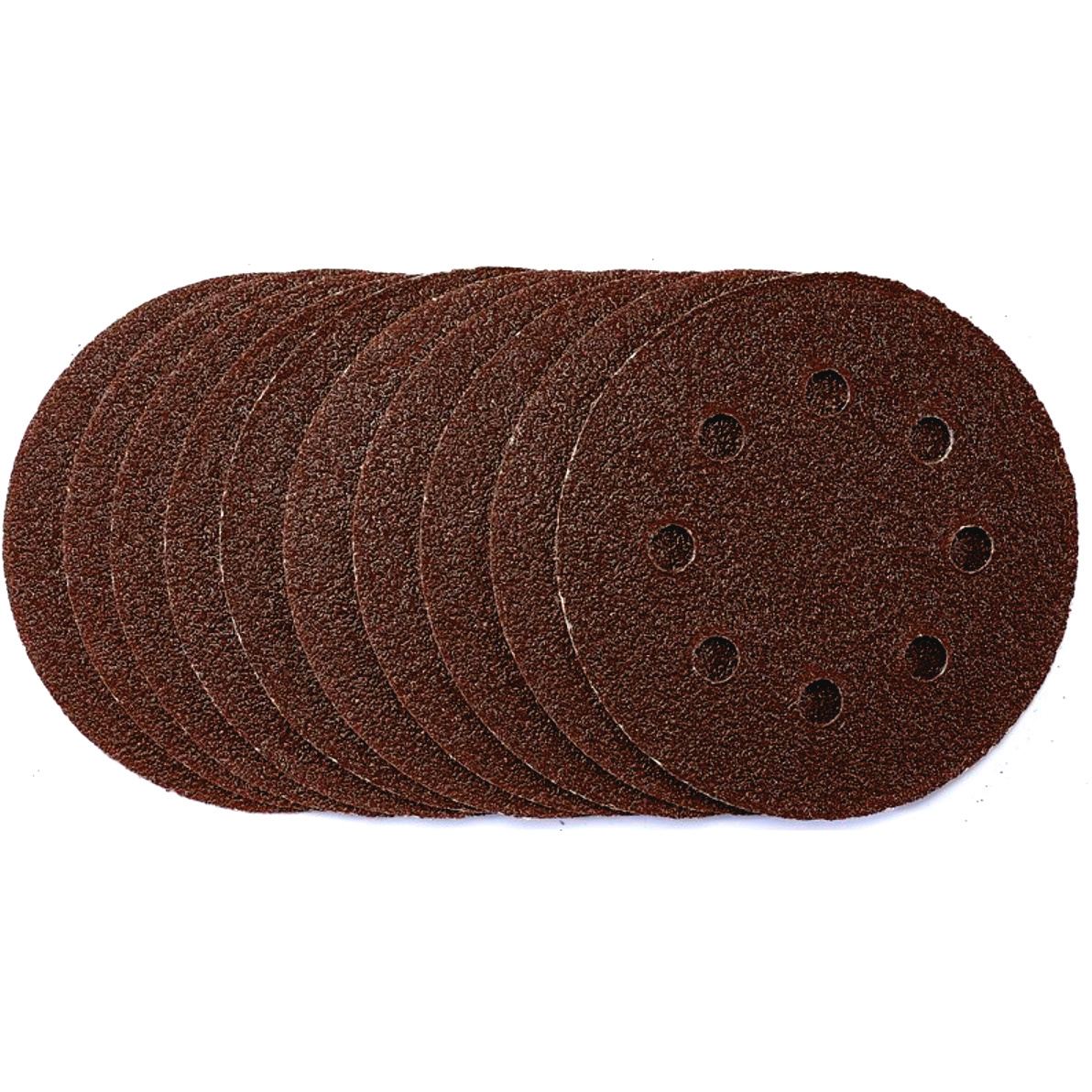 Draper 53510 SDHAL115 Sanding Discs 115mm 40 Grit Hook and Loop (Pack of 10)