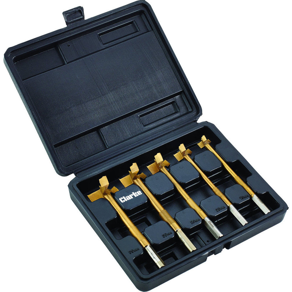 Clarke 1801744 CHT744 5 Piece Metric Multi Angle Drill Bit Set