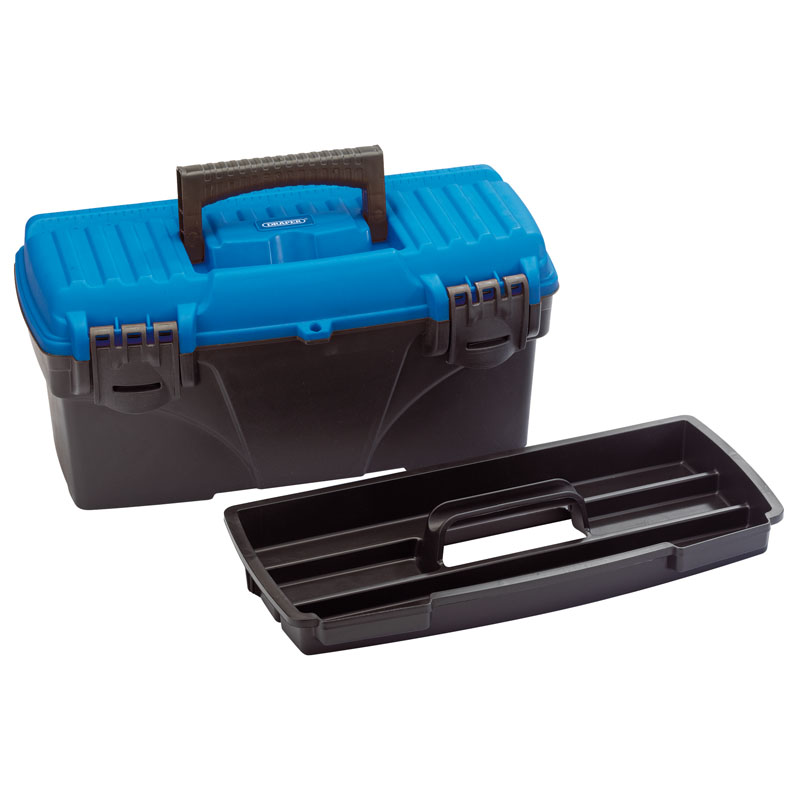 Draper 53876 TB410 10.5L Tool/Organiser Box with Tote Tray