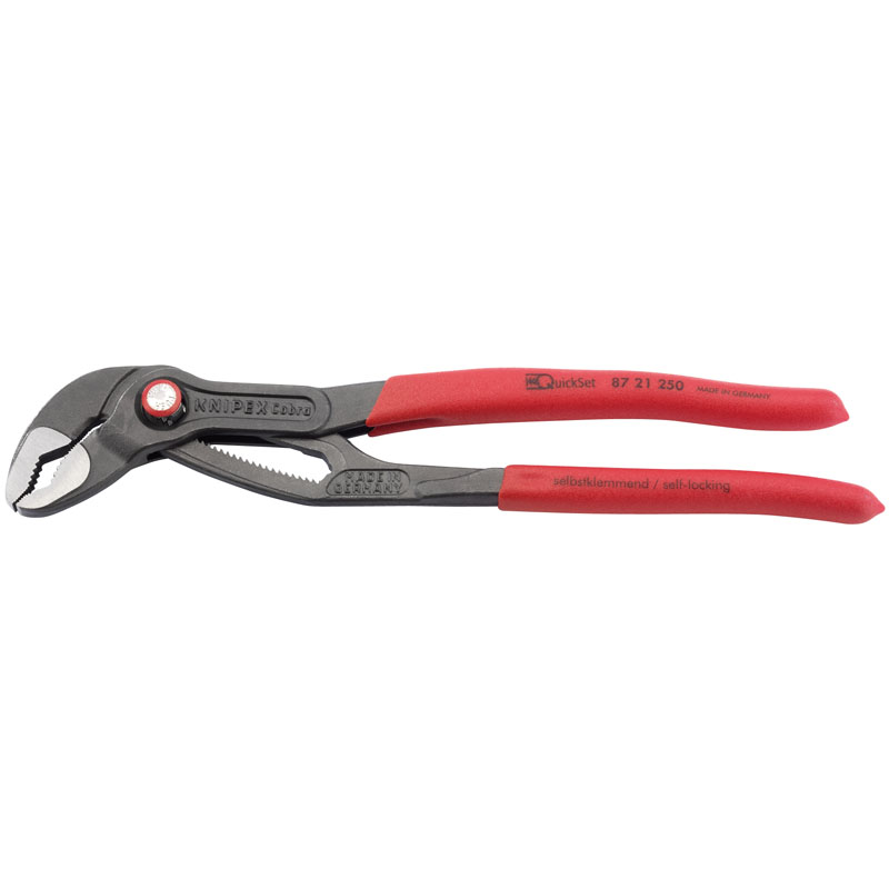 Knipex 87 21 250 250mm Cobra&#174; Quick Set Waterpump Pliers 53952