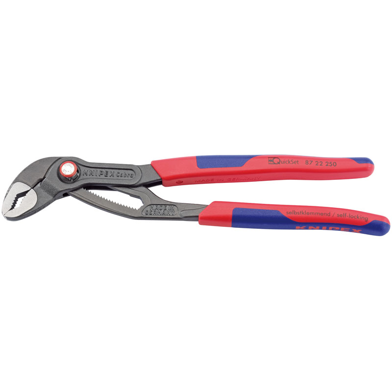 Knipex 87 22 250 250mm Cobra&#174; Quick Set Waterpump Pliers 53953