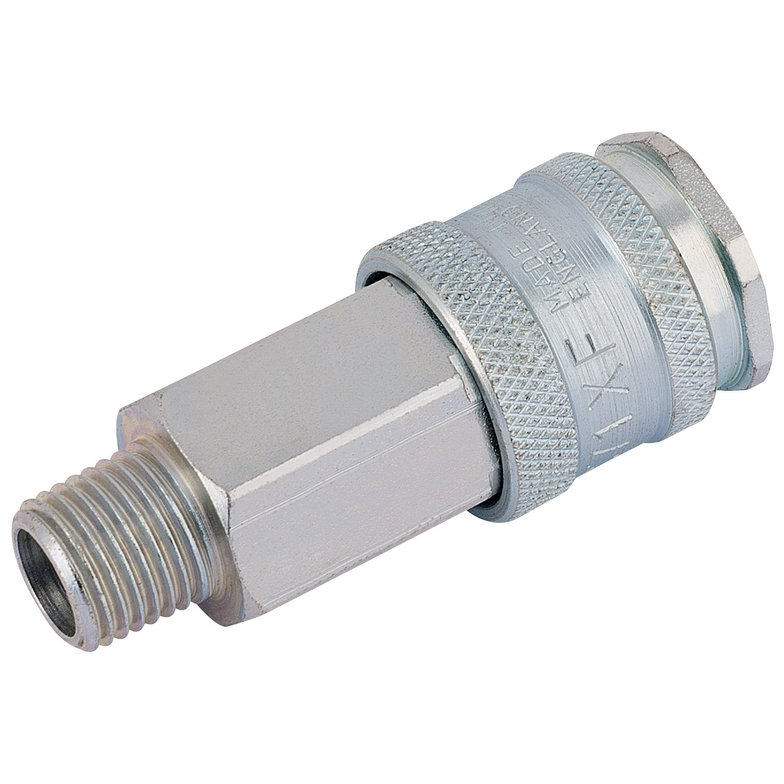 Draper 54404 AC71CM BULK Euro Coupling Male Thread 1/4" BSP Parallel (Sold Loose)