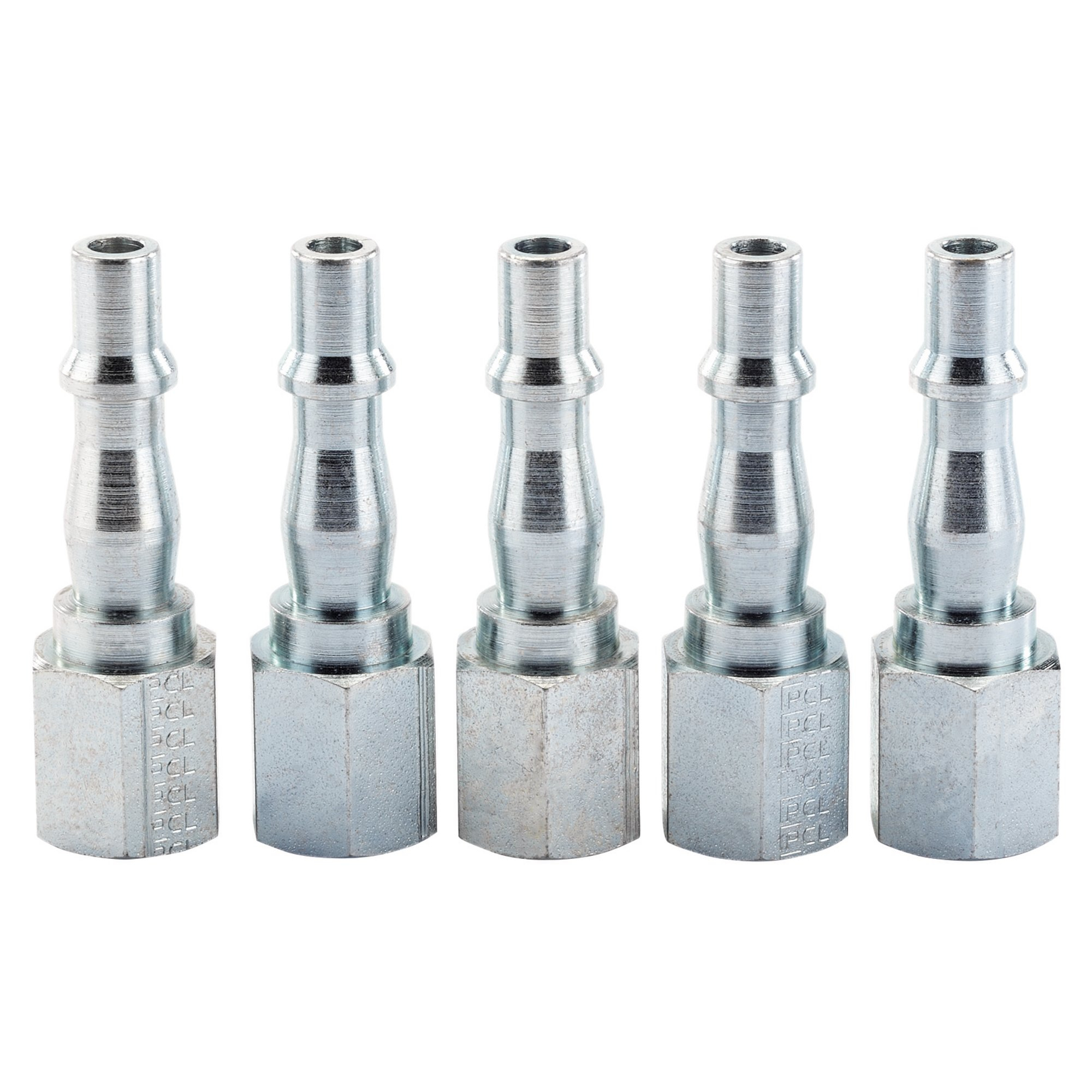 Draper 55061 A2746 PACKED 1/4" Female Thread PCL Coupling Screw Adaptor (Pack of 5)