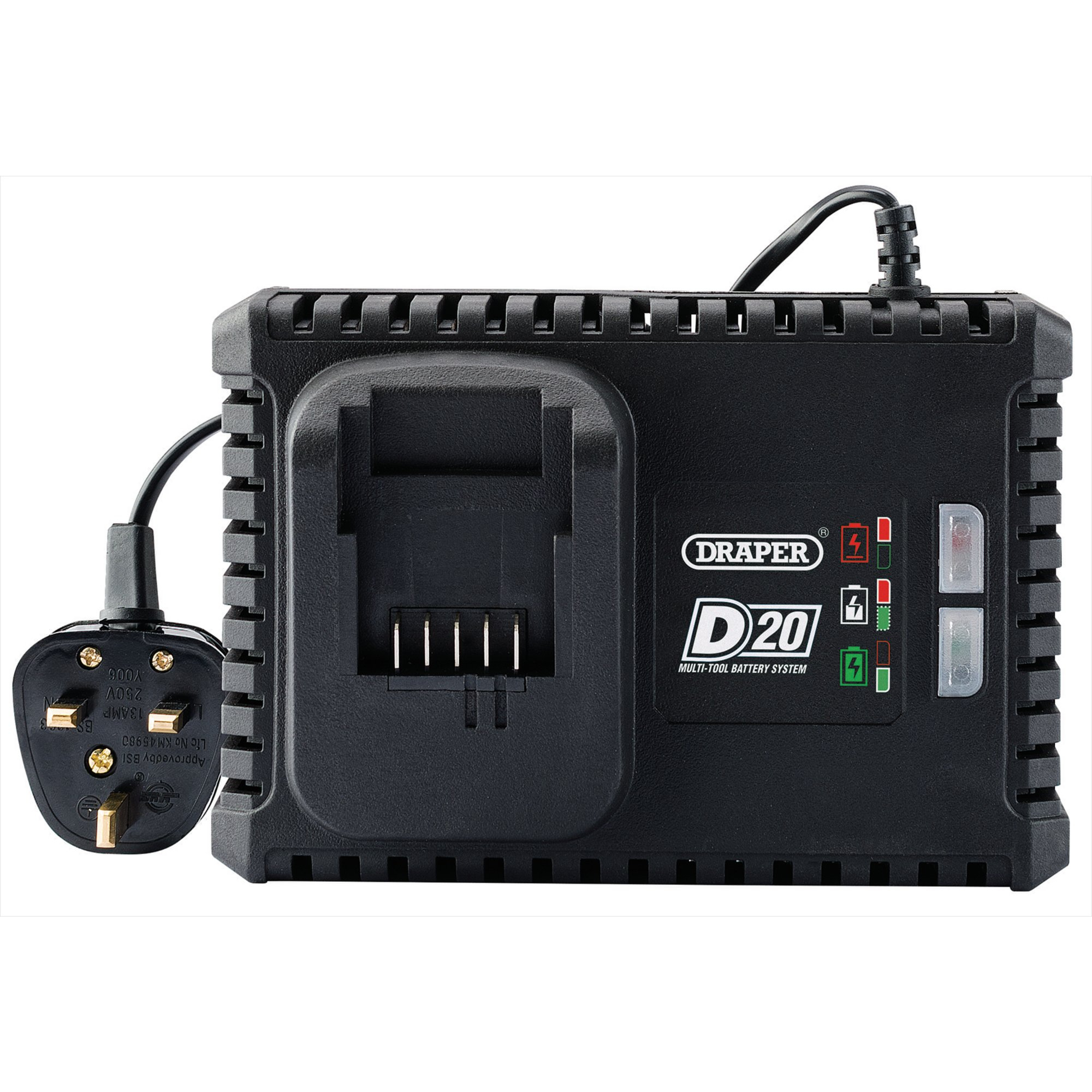 Draper 55913 D20BCF 20V D20 Fast Battery Charger