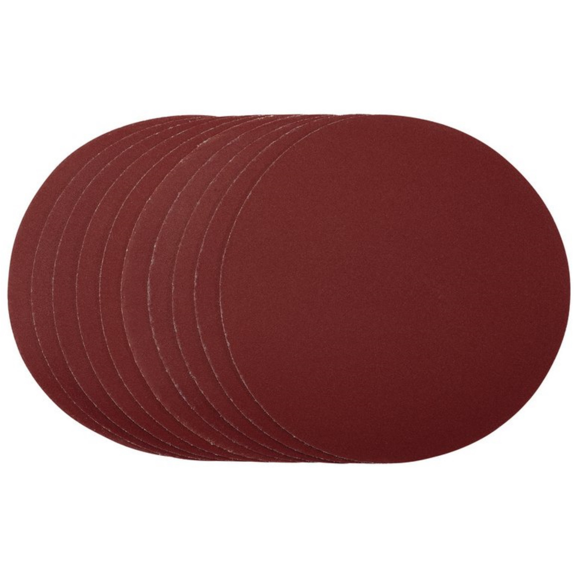 Draper 56182 SDHAL180 Sanding Discs 180mm 240 Grit Hook and Loop (Pack of 10)