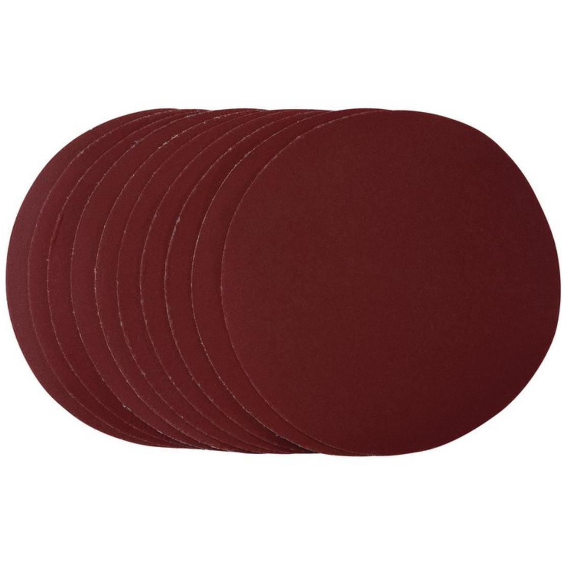 Draper 56371 SDHAL180 Sanding Discs 180mm 320 Grit Hook and Loop (Pack of 10)