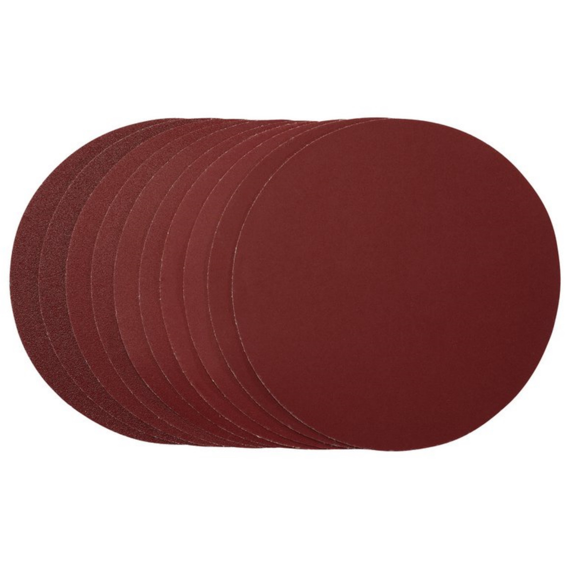 Draper 58110 SDHAL180 Sanding Discs 180mm Assorted Grit Hook and Loop (Pack of 10)