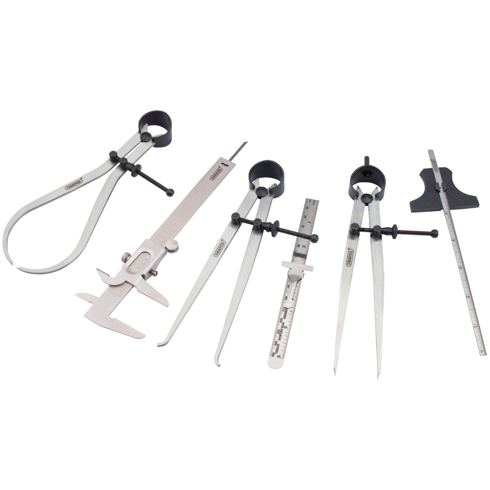 Draper 59110 MS-6 6 Piece Measuring Set