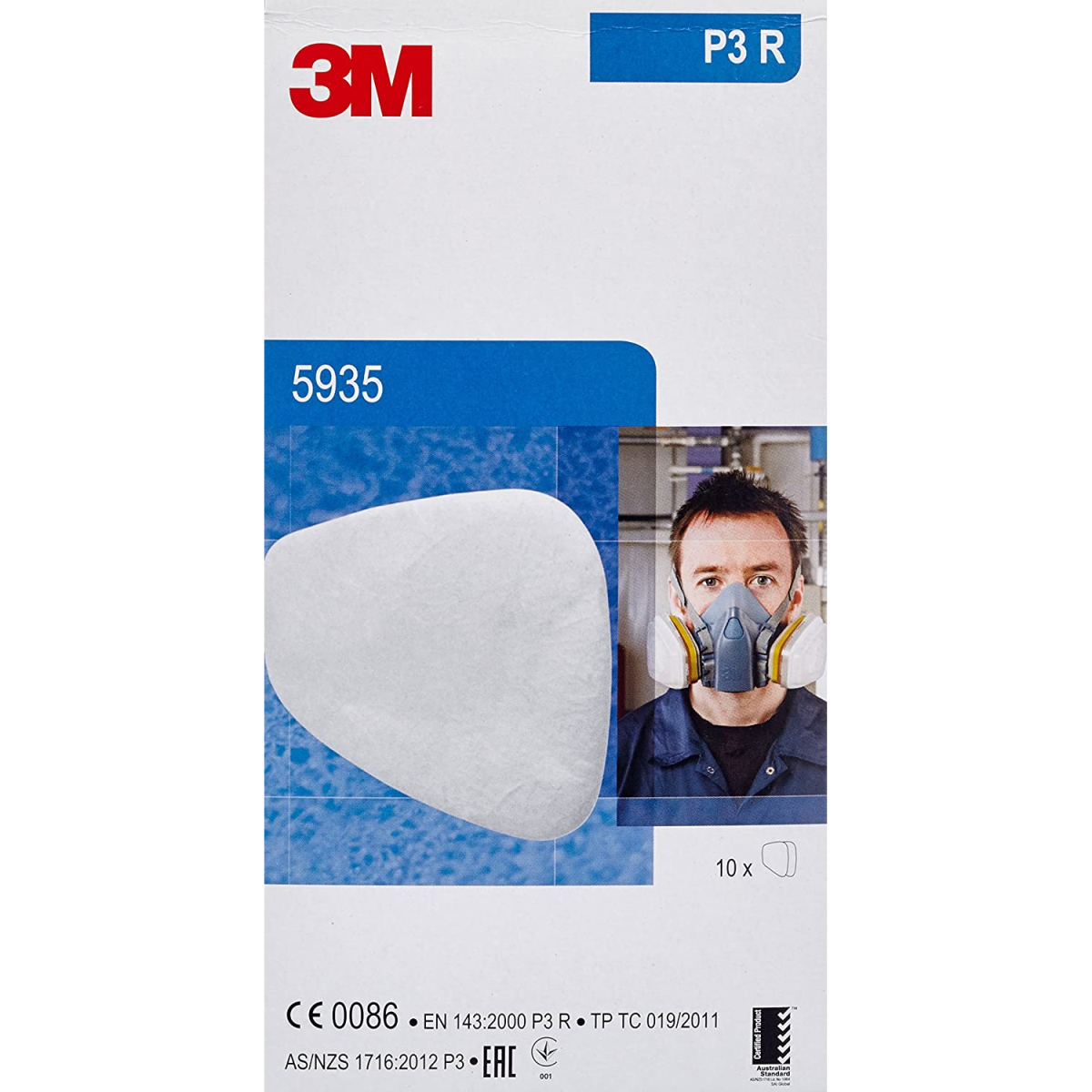 3M 5935 P3 Particulate Filter (Box of 10 Pairs)