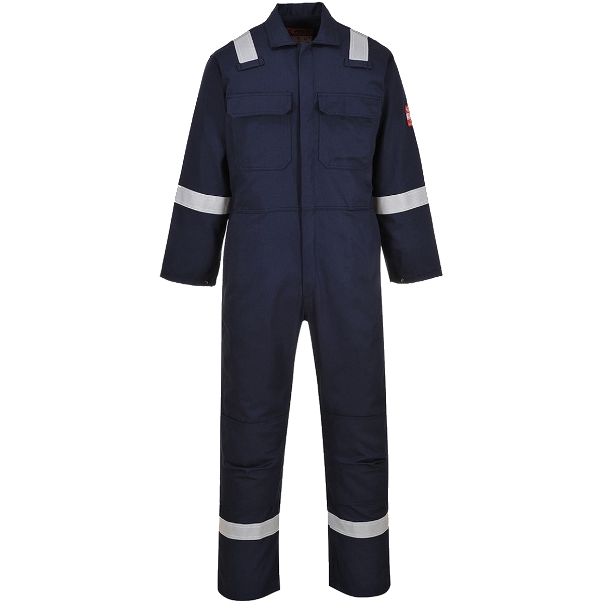 Portwest BIZ5 Bizweld Iona Flame Retardant Coverall-X-Small Regular-Navy Blue