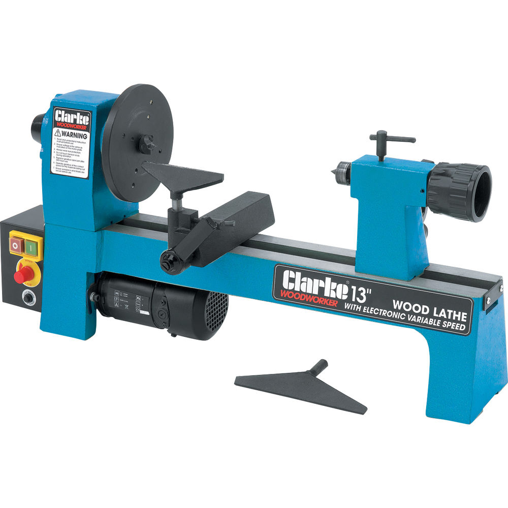 Clarke 6501660 CWL325V 13" Wood Lathe with Electronic Variable Speed