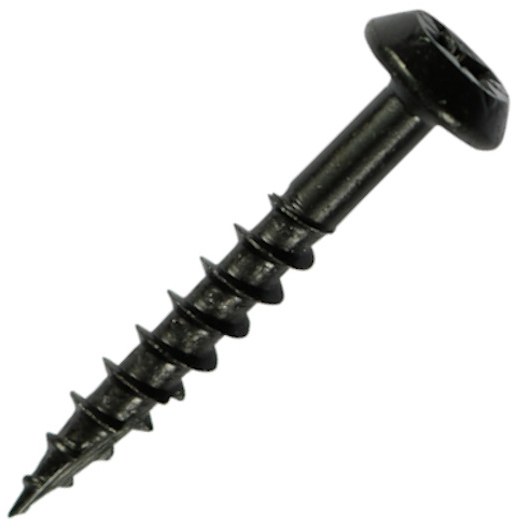 6.0mm x 40mm Classic Rainwater Screw - Blk (Box of 200) 60040CLARBBX Timco