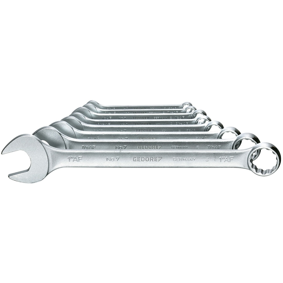 Gedore 6091450 Combination AF Spanner Set 8 Piece 7-08 A