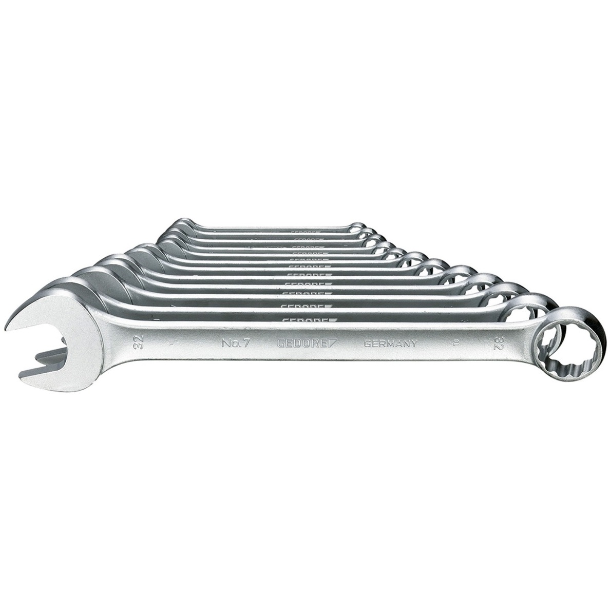 Gedore 6093150 Combination Metric Spanner Set 12 Piece 7-012