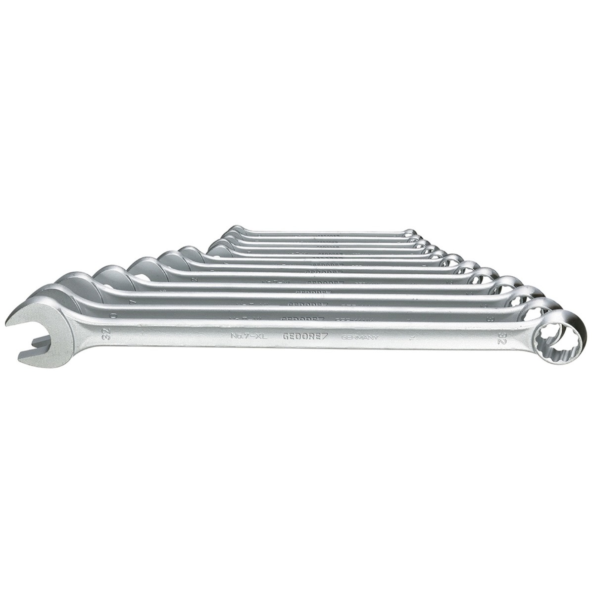 Gedore 6095950 Combination Metric Spanner Set Extra Long 12 Piece 7 XL-012