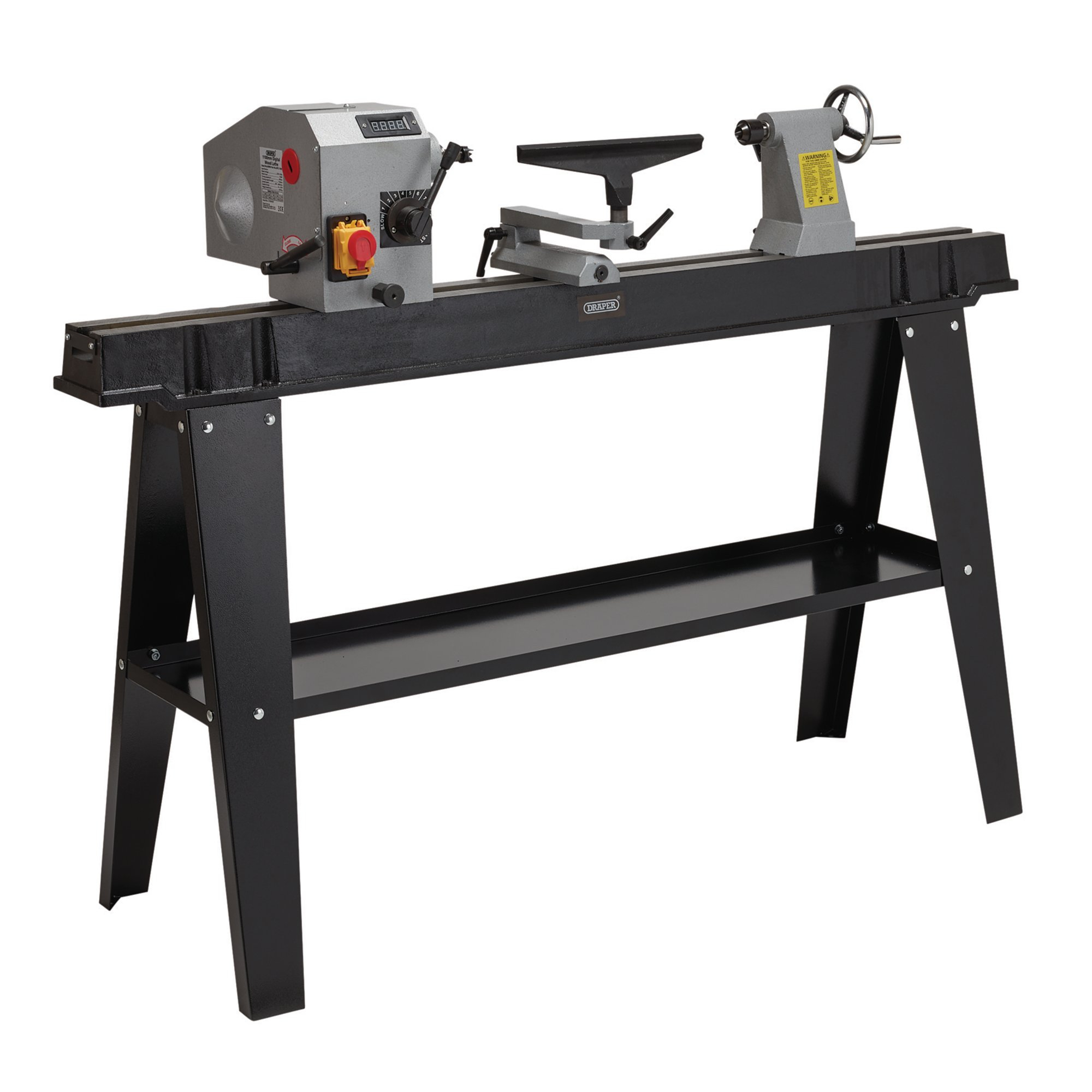 Draper 60990 WTL1100 750W 230V Digital Variable Speed Wood Lathe with Stand