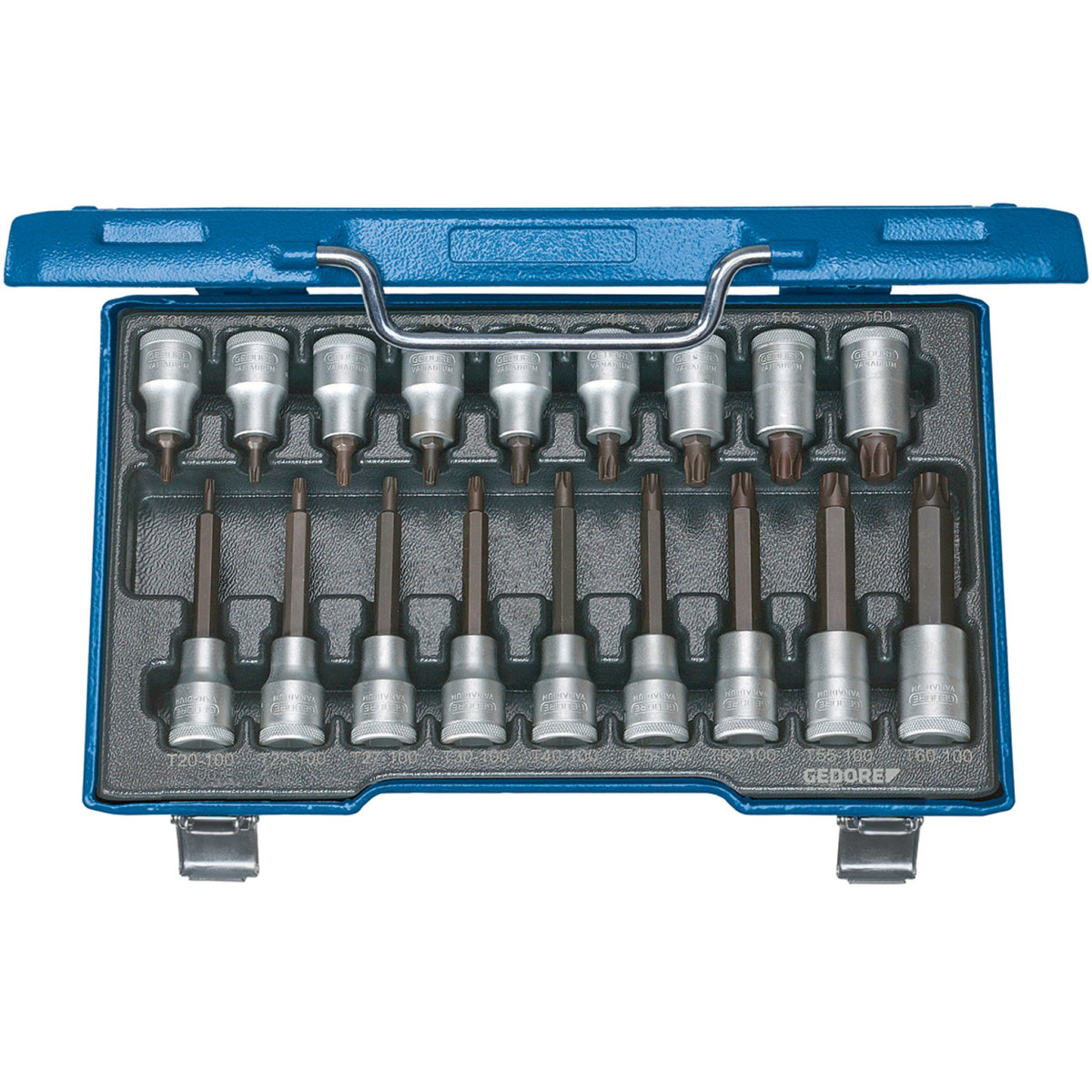Gedore 6138510 TX Screwdriver Bit Socket Set 1/2" Drive ITX 19 LKP