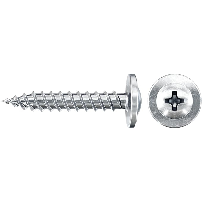 Fischer 40456 Profile Connector screw 4.2 x 13 Semicircular Head Blue Zinc Plated Full Thread PH ( Pack x1000 )