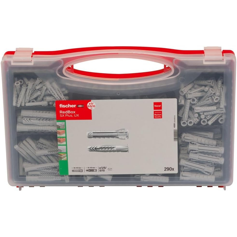 Fischer 40991 Red-Box SX Plus / UX Assortment Box