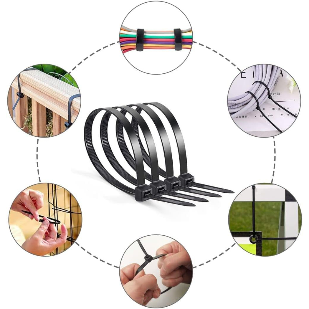 Cable Ties 150 x 3.6mm Black 180N (Pack x 100)
