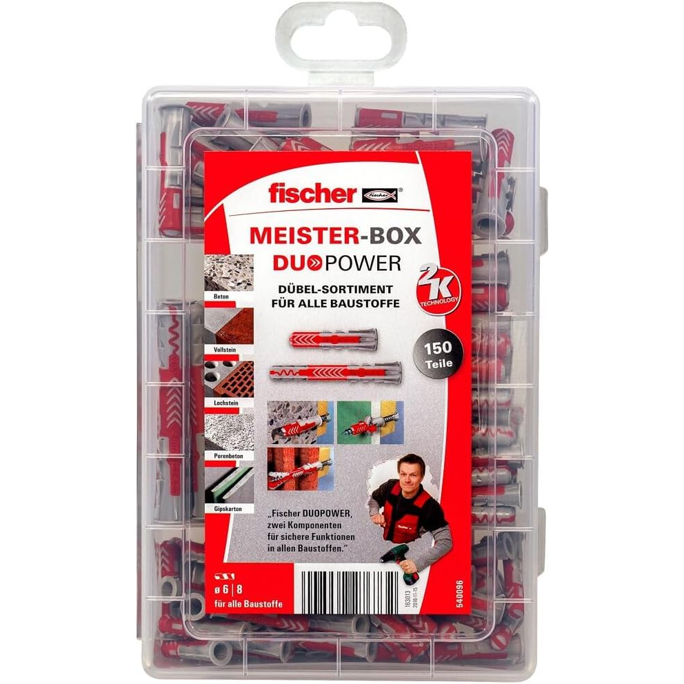 Fischer 540096 Meister-Box DuoPower Short/Long (150 Pcs)