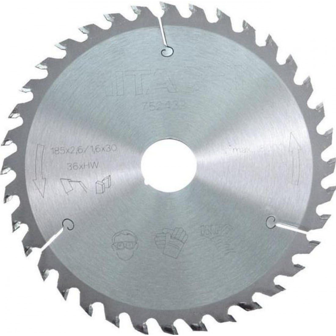 HIKOKI 752432 TCT Saw Blade 185mm 36 Teeth