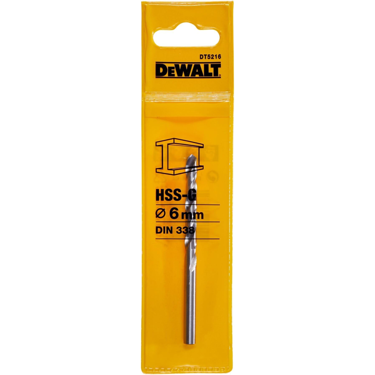 DeWalt DT5216-QZ 6 x 93 mm HSS G Jobber Drill Bit
