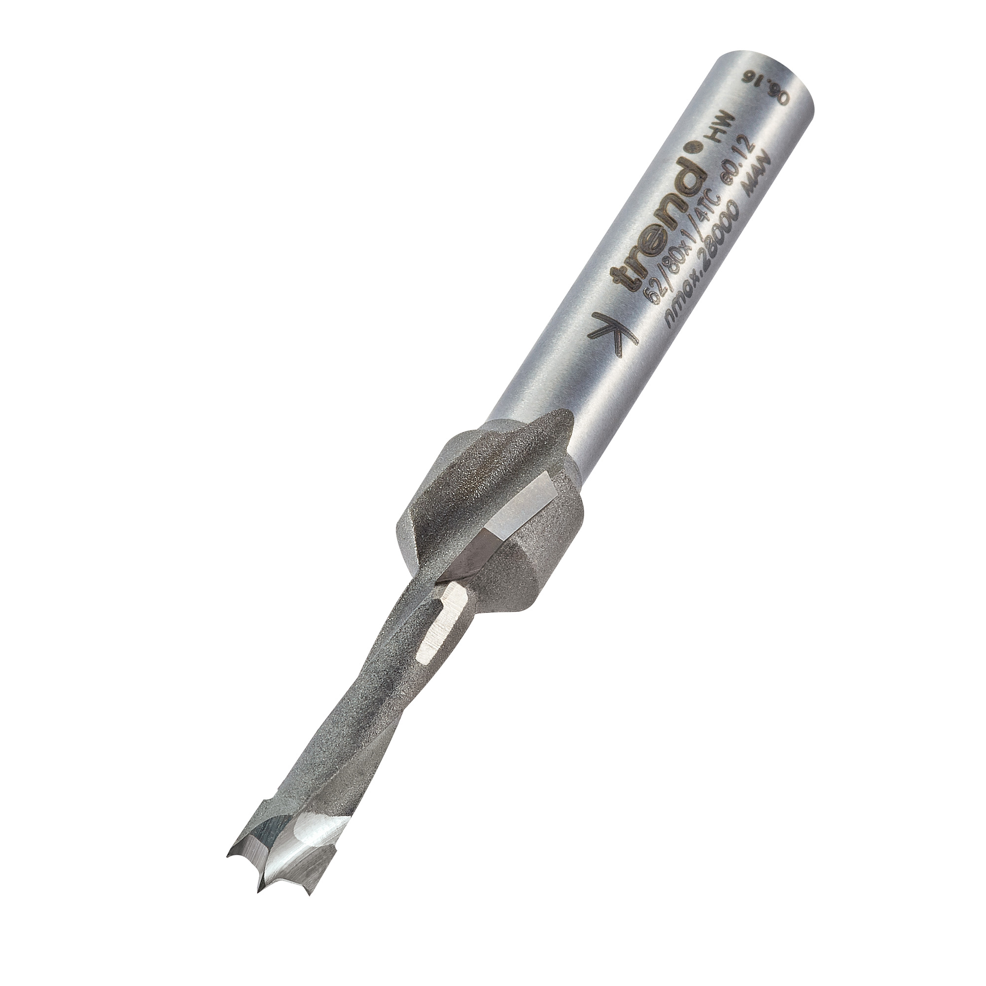 Trend 62/80X1/4TC Drill countersink counterbore 9.5mm diameter