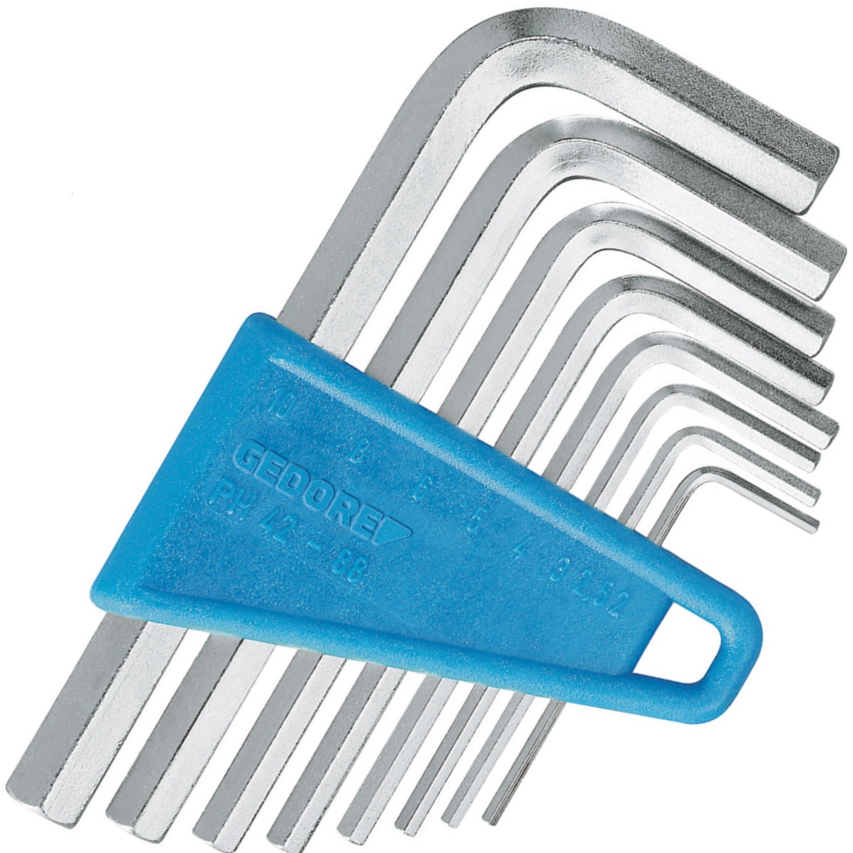 Gedore 6352000 Hexagon Allen Key Set 8 Piece PH 42-88