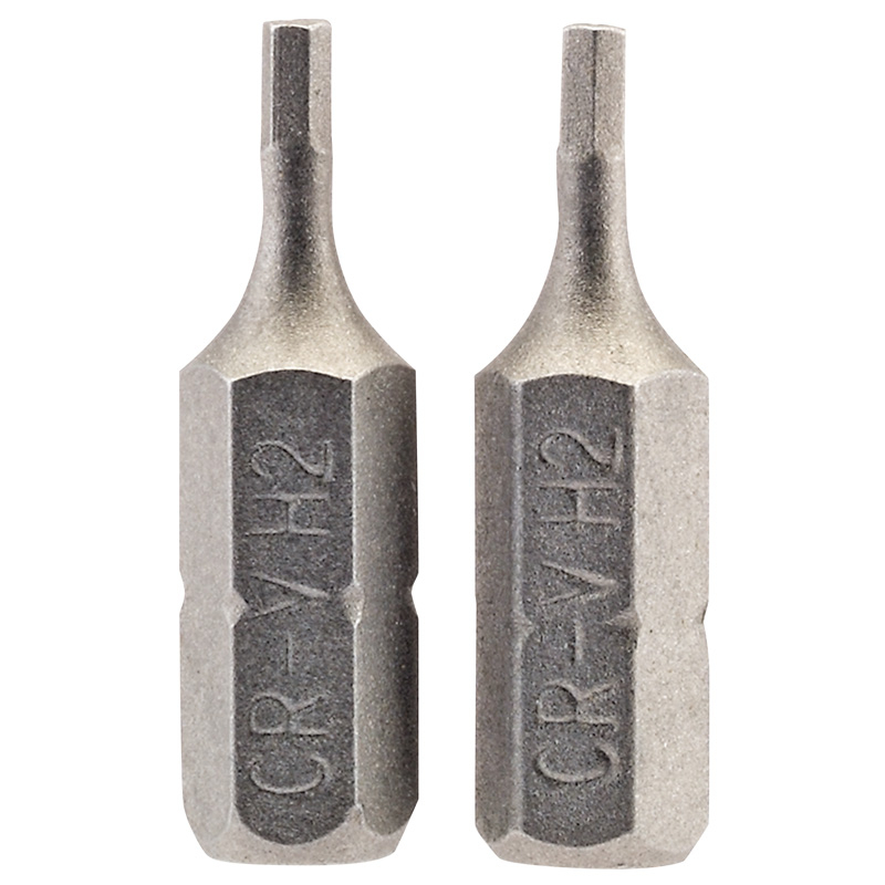 Draper 63945 25HX/2/B 2mm 1/4" Hex. Hexagonal Insert Bit 25mm Long x 2