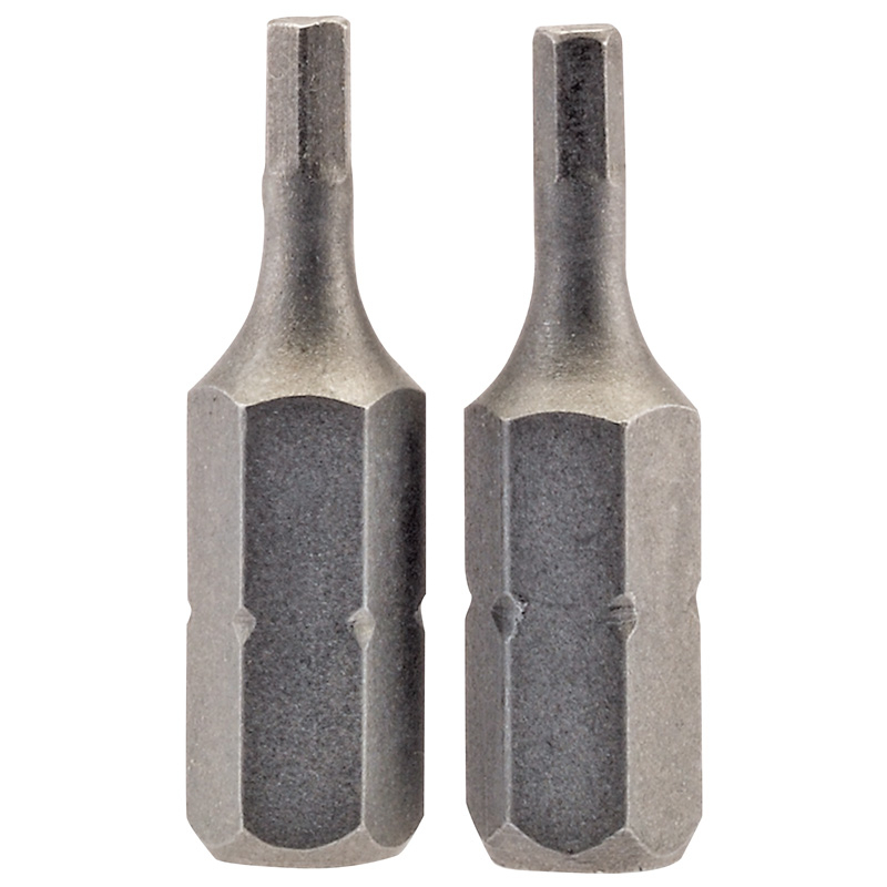 Draper 63961 25HX/2/B 2.5mm 1/4" Hex. Hexagonal Insert Bit 25mm Long x 2