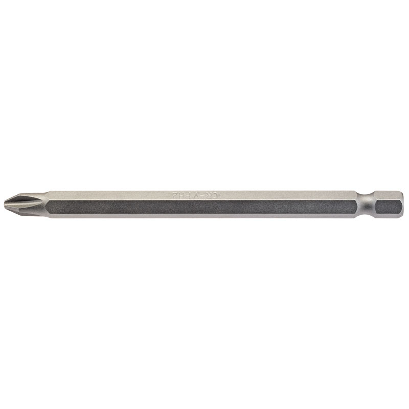 Draper 64365 100CS/1/B No.2 1/4" Hex. Cross Slot Insert Bit 100mm Long x 1